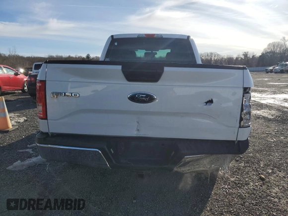 2017 Ford F-150 XL with VIN 1FTFW1EF7HFA18550, listed as a Copart auction lot 45654895 with 94,245 mi miles and Salvage Title. Bid and sale history available at carsss.com. Image 6.