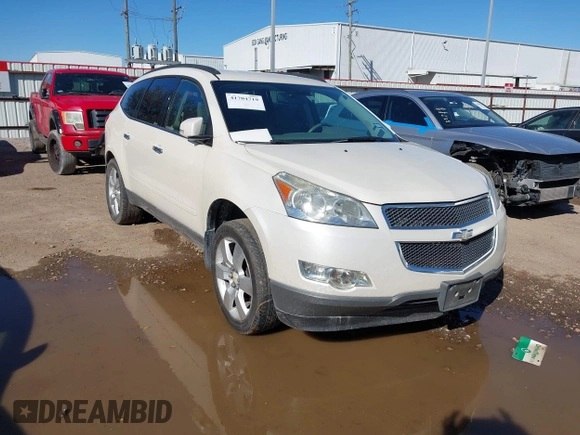 2012 Chevrolet Traverse 1LT with VIN 1GNKRGED9CJ375989, listed as a IAAI auction lot 41704719 with Not Provided miles and . Bid and sale history available at DreamBid. Image 1.