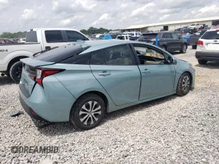 2021 Toyota Prius LE with VIN JTDL9MFUXM3023679, listed as a Copart auction lot 60757645 with Not provided miles and Salvage title. Bid and sale history available at DreamBid. Image 3.