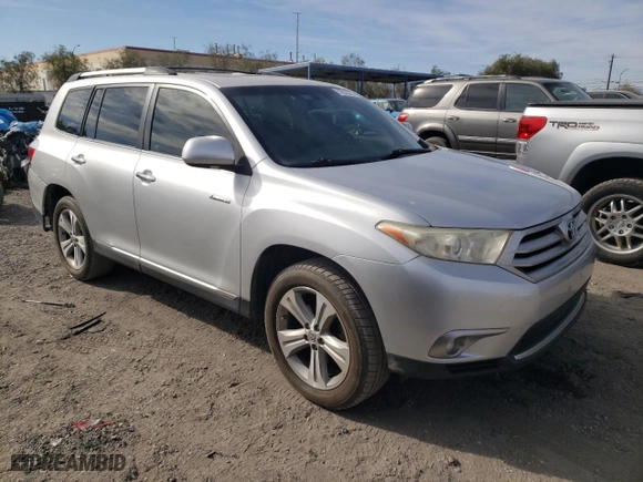 2013 Toyota Highlander Limited with VIN 5TDYK3EHXDS135020, listed as a Copart auction lot 77672214 with 167,309 mi miles and Salvage Title. Bid and sale history available at carsss.com. Image 4.