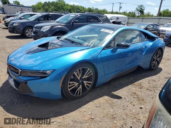 2016 BMW i8 z VIN WBY2Z2C55GV675162, wystawiony jako Copart lot #60817764 z przebiegiem 32 718 mil mil oraz Szkoda całkowita • Salvage title. Historia ofert i sprzedaży dostępna na DreamBid. Obrazek 1.