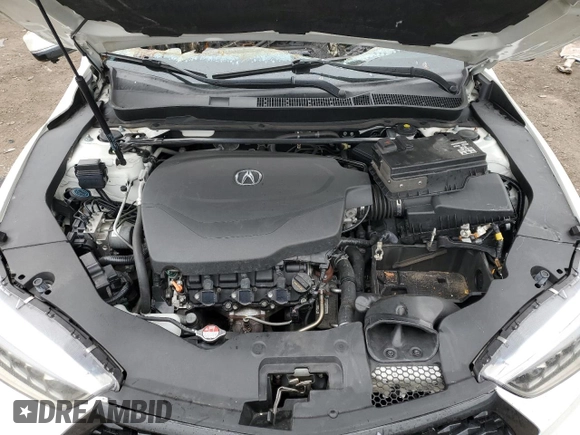 2018 Acura TLX w/Technology Pkg with VIN 19UUB2F53JA001408, listed as a Copart auction lot 46942215 with 0 mi miles and Salvage Title. Bid and sale history available at carsss.com. Image 11.