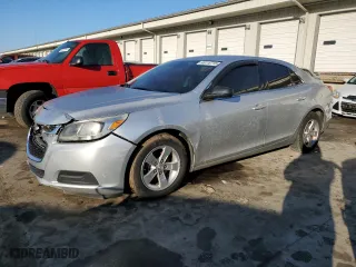 2015 Chevrolet Malibu LS with VIN 1G11A5SL0FF151411, listed as a Copart auction lot 46118715 with 198,833 mi miles and Salvage Title. Bid and sale history available at carsss.com. Image 1.