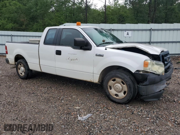 2005 Ford F-150 XLT with VIN 1FTPX12555NB22758, listed as a Copart auction lot 57228785 with 171,230 mi miles and Salvage title. Bid and sale history available at DreamBid. Image 4.