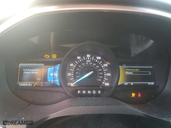 2015 Ford Edge SEL with VIN 2FMTK3J91FBB06336, listed as a Copart auction lot 46822535 with 106,808 mi miles and Salvage Title. Bid and sale history available at carsss.com. Image 9.