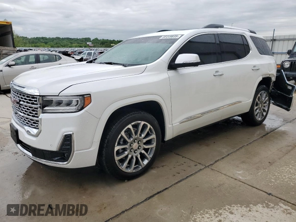 2023 GMC Acadia Denali with VIN 1GKKNXLS5PZ139776, listed as a Copart auction lot 55449835 with 18,418 mi miles and Salvage title. Bid and sale history available at DreamBid. Image 1.