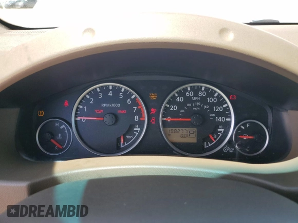 2007 Nissan Frontier SE with VIN 1N6AD06U57C410060, listed as a Copart auction lot 58255225 with 198,277 mi miles and Salvage title. Bid and sale history available at DreamBid. Image 9.