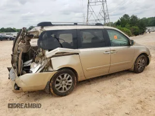 2008 Kia Sedona EX with VIN KNDMB233286203686, listed as a Copart auction lot 55553794 with 0 mi miles and Salvage Title. Bid and sale history available at carsss.com. Image 3.