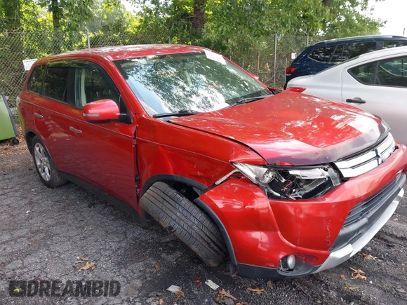 2015 Mitsubishi Outlander SE with VIN JA4AD3A35FZ005812, listed as a IAAI auction lot 42302752 with 165,483 mi miles and . Bid and sale history available at DreamBid. Image 1.