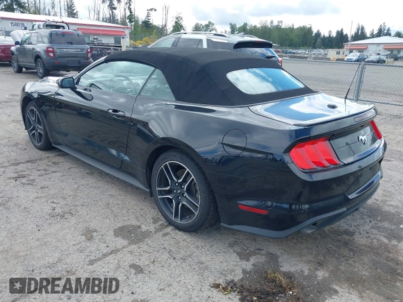 2022 Ford Mustang EcoBoost z VIN 1FATP8UH7N5124631, wystawiony jako IAAI lot #42322481 z przebiegiem 57 502 mil mil oraz . Historia ofert i sprzedaży dostępna na DreamBid. Obrazek 3.