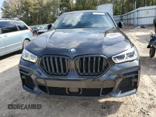 2022 BMW X6 xDrive40i with VIN 5UXCY6C01N9K49185, listed as a Copart auction lot 49020645 with 36,200 mi miles and Salvage Title. Bid and sale history available at carsss.com. Image 5.