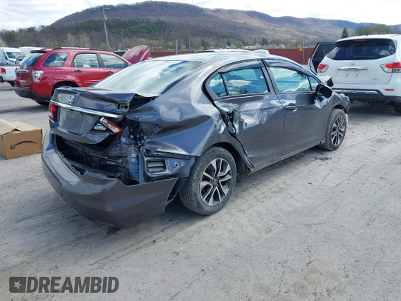 2014 Honda Civic Sedan EX with VIN 19XFB2F83EE071169, listed as a IAAI auction lot 41974108 with 73,885 mi miles. Bid and sale history available at carsss.com. Image 4.