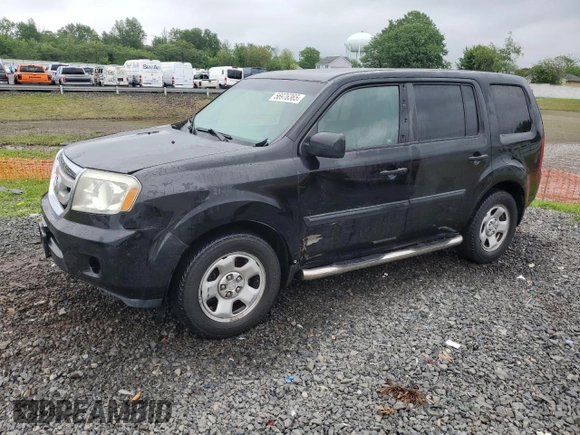 2010 Honda Pilot LX z VIN 5FNYF4H25AB029785, wystawiony jako Copart lot #56976365 z przebiegiem 170 842 mil mil oraz Szkoda całkowita • Salvage title. Historia ofert i sprzedaży dostępna na DreamBid. Obrazek 1.
