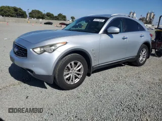 2009 Infiniti FX with VIN JNRAS18UX9M102679, listed as a Copart auction lot 64474915 with 104,154 mi miles and Salvage title. Bid and sale history available at DreamBid. Image 1.