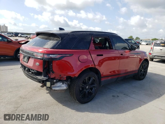 2019 Land Rover Range Rover Velar R-Dynamic SE with VIN SALYL2EX5KA218596, listed as a Copart auction lot 55737083 with 45,169 mi miles. Bid and sale history available at carsss.com. Image 3.