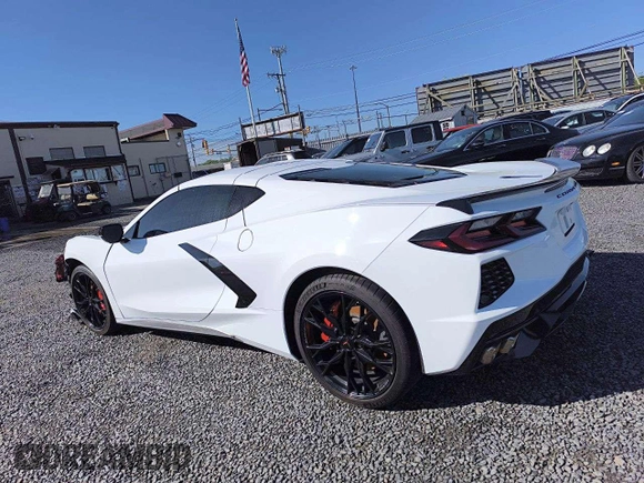 2023 Chevrolet Corvette 1LT with VIN 1G1YA2D42P5116900, listed as a Copart auction lot 56719765 with 15,129 mi miles and Salvage title. Bid and sale history available at DreamBid. Image 2.