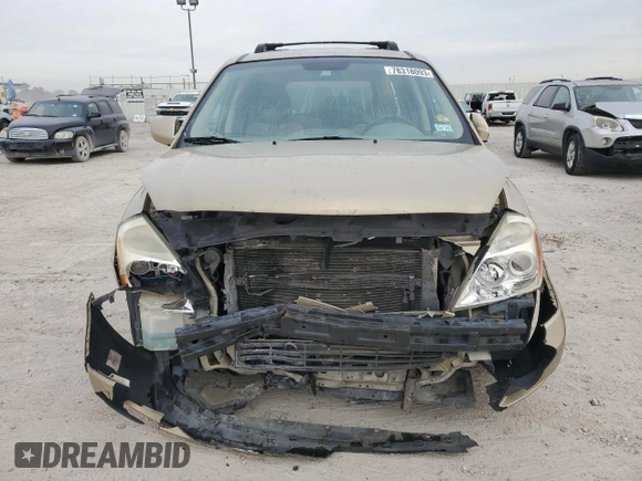 2008 Kia Sedona LX with VIN KNDMB233686258013, listed as a Copart auction lot 50069834 with 308,111 mi miles and Salvage Title. Bid and sale history available at carsss.com. Image 5.