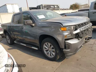 2021 Chevrolet Silverado 1500 Custom with VIN 3GCPWBEK4MG356519, listed as a IAAI auction lot 41248487 with 41,074 mi miles and . Bid and sale history available at DreamBid. Image 1.