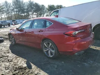 2021 Acura TLX w/Advance Package with VIN 19UUB5F61MA007898, listed as a Copart auction lot 42235475 with 37,358 mi miles and Salvage Title. Bid and sale history available at carsss.com. Image 2.
