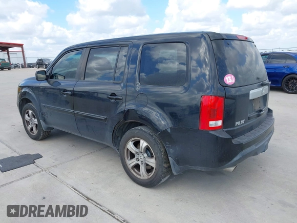2013 Honda Pilot EX-L with VIN 5FNYF3H51DB019778, listed as a IAAI auction lot 40711477 with 165,505 mi miles and . Bid and sale history available at DreamBid. Image 3.
