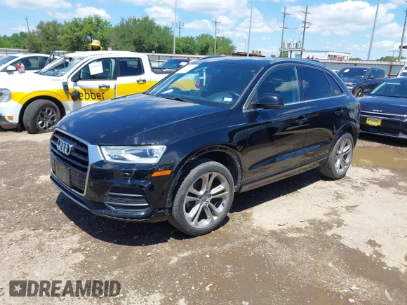 2016 Audi Q3 Premium Plus with VIN WA1BFCFS7GR002491, listed as a IAAI auction lot 42184078 with 161,186 mi miles and . Bid and sale history available at DreamBid. Image 18.