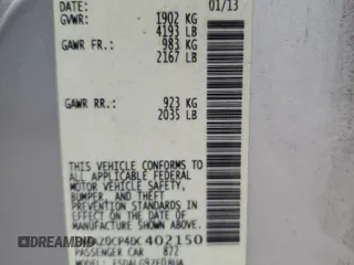 2013 Nissan LEAF S with VIN 1N4AZ0CP4DC402150, listed as a Copart auction lot 47616095 with 97,152 mi miles and Non Repairable. Bid and sale history available at carsss.com. Image 12.