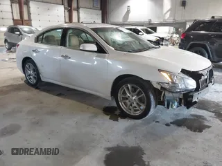 2011 Nissan Maxima SV with VIN 1N4AA5AP9BC862165, listed as a IAAI auction lot 41397159 with 83,110 mi miles and . Bid and sale history available at DreamBid. Image 1.