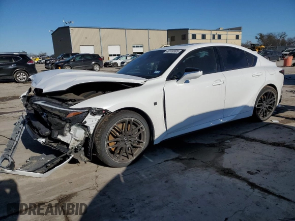 2023 Lexus IS 500 F Sport Performance z VIN JTHAP1D28P5003175, wystawiony jako Copart lot #46109995 z przebiegiem 26 486 mil mil oraz Szkoda całkowita • Salvage title. Historia ofert i sprzedaży dostępna na DreamBid. Obrazek 1.