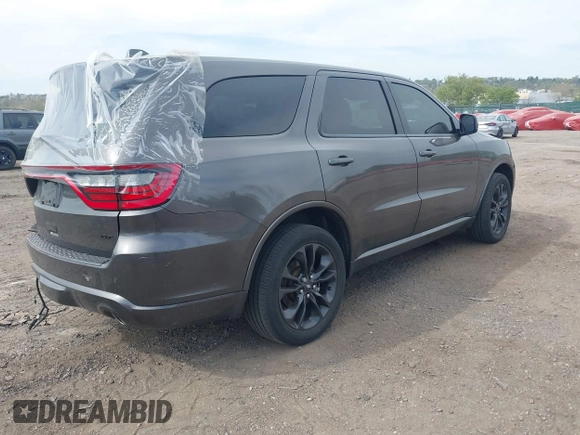 2021 Dodge Durango GT Plus with VIN 1C4RDJDG2MC865260, listed as a IAAI auction lot 42083313 with 37,652 mi miles. Bid and sale history available at carsss.com. Image 4.