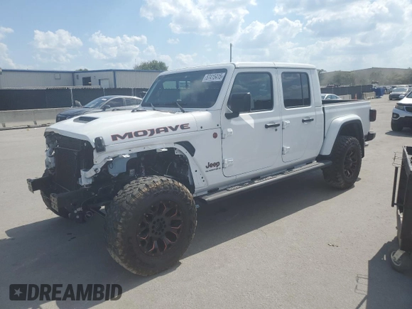 2023 Jeep Gladiator Mojave z VIN 1C6JJTEG7PL503422, wystawiony jako Copart lot #57415415 z przebiegiem 29 771 mil mil oraz Szkoda całkowita • Salvage title. Historia ofert i sprzedaży dostępna na DreamBid. Obrazek 1.