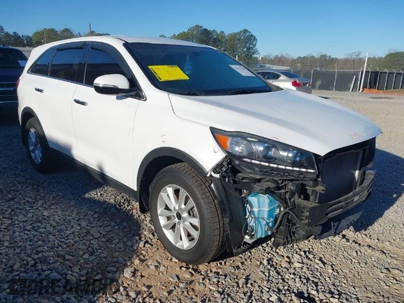 2020 Kia Sorento LX with VIN 5XYPG4A34LG623985, listed as a IAAI auction lot 41672235 with 54,614 mi miles. Bid and sale history available at carsss.com. Image 1.
