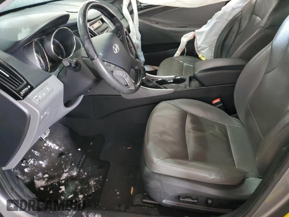 2013 Hyundai Sonata Limited with VIN 5NPEC4AC4DH617813, listed as a Copart auction lot 46164025 with 87,256 mi miles and Salvage Title. Bid and sale history available at DreamBid. Image 7.
