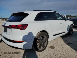 2022 Audi e-tron Premium with VIN WA1AAAGE5NB006164, listed as a Copart auction lot 79692604 with 15,918 mi miles and Salvage Title. Bid and sale history available at carsss.com. Image 3.