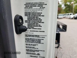 2020 Isuzu NRR IBT z VIN JALE5W163L7304XXX, wystawiony jako Copart lot #48609155 z przebiegiem 132 628 mil mil oraz Tytuł czysty. Historia ofert i sprzedaży dostępna na DreamBid. Obrazek 10.