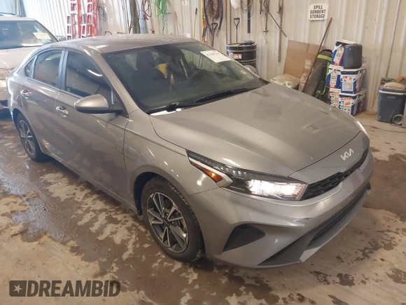 2023 Kia Forte LXS with VIN 3KPF24AD2PE627894, listed as a IAAI auction lot 41258331 with 18,482 mi miles. Bid and sale history available at carsss.com. Image 1.