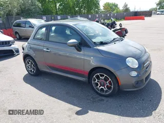 2012 FIAT 500 Sport z VIN 3C3CFFBR4CT303823, wystawiony jako IAAI lot #42349347 z przebiegiem 145 773 mil mil oraz . Historia ofert i sprzedaży dostępna na DreamBid. Obrazek 1.