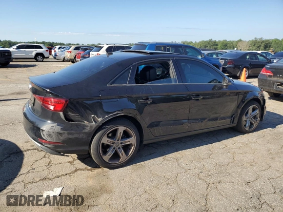 2018 Audi A3 Sedan Premium with VIN WAUAUGFF1J1030114, listed as a Copart auction lot 59615893 with 65,009 mi miles. Bid and sale history available at carsss.com. Image 3.