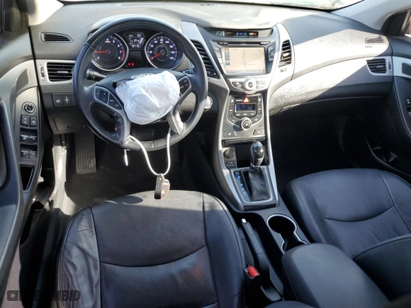 2016 Hyundai Elantra SE with VIN 5NPDH4AE6GH744730, listed as a Copart auction lot 49216095 with 92,418 mi miles and Salvage Title. Bid and sale history available at carsss.com. Image 8.