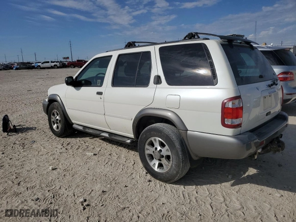 2001 Nissan Pathfinder LE with VIN JN8DR09X91W576972, listed as a Copart auction lot 88999545 with 120,344 mi miles and Salvage Title. Bid and sale history available at carsss.com. Image 2.