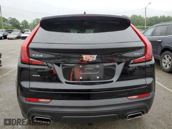 2023 Cadillac XT4 AWD Luxury with VIN 1GYFZBR42PF152462, listed as a Copart auction lot 58494825 with 35,078 mi miles and Salvage title. Bid and sale history available at DreamBid. Image 6.