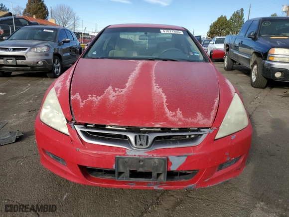 2007 Honda Accord Cpe LX with VIN 1HGCM72307A008915, listed as a Copart auction lot 47871365 with 232,072 mi miles and Salvage Title. Bid and sale history available at carsss.com. Image 5.