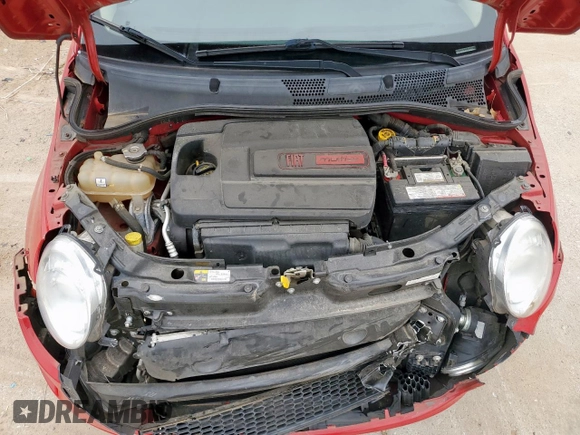 2013 FIAT 500 Pop with VIN 3C3CFFAR7DT674168, listed as a Copart auction lot 59771195 with 70,354 mi miles and Salvage title. Bid and sale history available at DreamBid. Image 11.