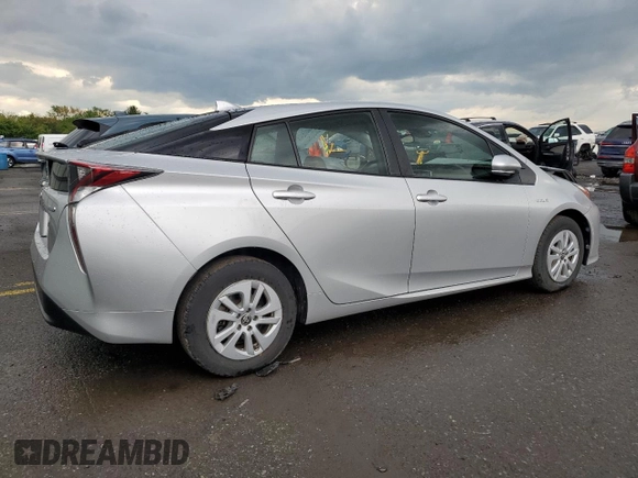 2017 Toyota Prius Two with VIN JTDKBRFUXH3029436, listed as a Copart auction lot 55909215 with 78,374 mi miles and Salvage Title. Bid and sale history available at DreamBid. Image 3.