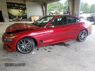2022 Genesis G70 2.0T с VIN KMTG34TA1NU089225, выставлен на аукционе Copart как лот 63366515 с пробегом 11 671 миль миль и Списание • Salvage title. История ставок и продаж доступна на DreamBid. Изображение 1.
