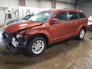 2013 Dodge Journey SXT with VIN 3C4PDCBGXDT716265, listed as a Copart auction lot 46879445 with 150,884 mi miles and Salvage Title. Bid and sale history available at carsss.com. Image 1.