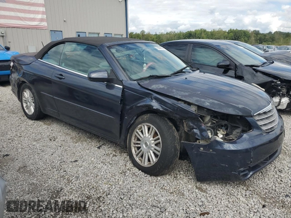 2008 Chrysler Sebring Touring with VIN 1C3LC55RX8N624562, listed as a Copart auction lot 72954124 with 118,988 mi miles and Salvage Title. Bid and sale history available at carsss.com. Image 4.
