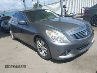 2012 Infiniti G37 Sedan Journey with VIN JN1CV6AP5CM621005, listed as a IAAI auction lot 41959875 with 162,520 mi miles. Bid and sale history available at carsss.com. Image 1.