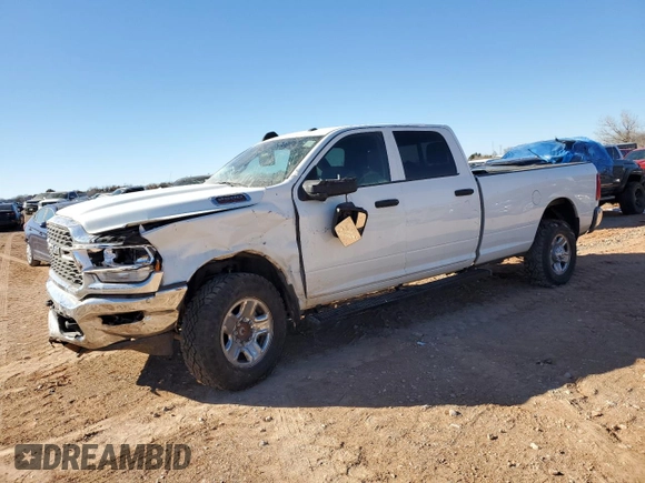 2023 Ram 2500 Tradesman with VIN 3C6UR5HJ0PG567128, listed as a Copart auction lot 87616015 with 56,057 mi miles and Clean Title. Bid and sale history available at carsss.com. Image 1.