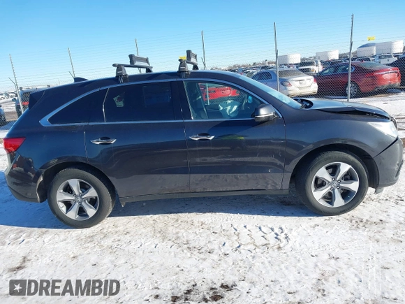 2016 Acura MDX with VIN 5FRYD4H27GB043605, listed as a IAAI auction lot 41402737 with 129,259 mi miles. Bid and sale history available at carsss.com. Image 13.