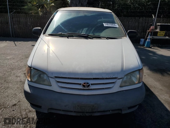 2002 Toyota Sienna CE with VIN 4T3ZF19C22U466357, listed as a Copart auction lot 74635894 with 285,291 mi miles and Clean Title. Bid and sale history available at carsss.com. Image 5.